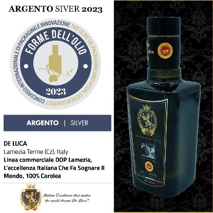 Olio Extra Vergine d'Oliva Deluca Olio Extravergine Di Oliva Evo 100% Italiano Monocoltura